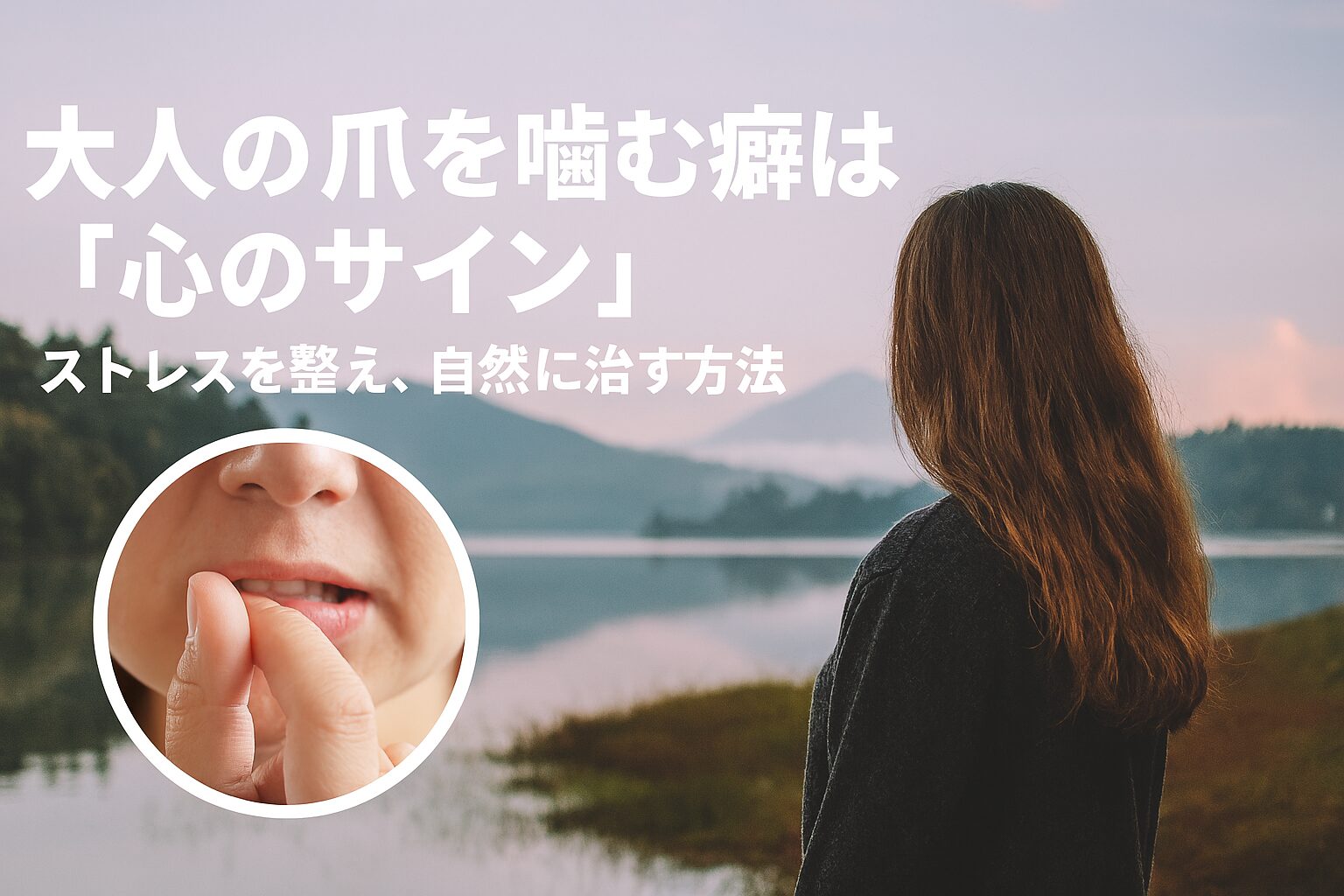 爪を噛む癖の改善方法｜習慣逆転法と感情マネジメントで自然に治すセルフケア
